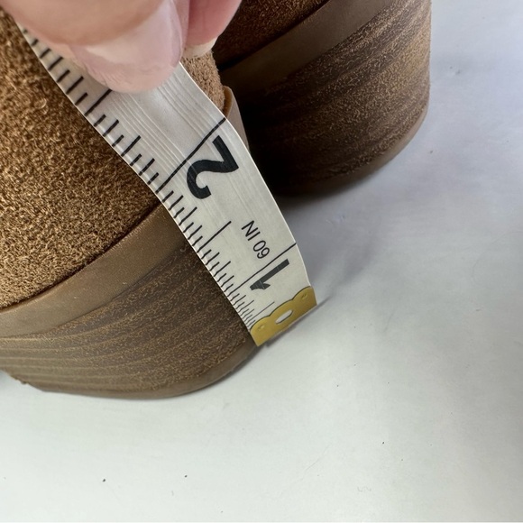 Lucky Brand Women's Brown Suede Zipper Ankle & Booties Boots SZ 7.5 Boho Shootie - Picture 11 of 11